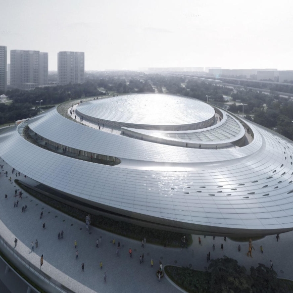 Customized Double Curved Aluminum Panels for Architectural Facade & Exterior Cladding, 3D Shaped Metal Panels