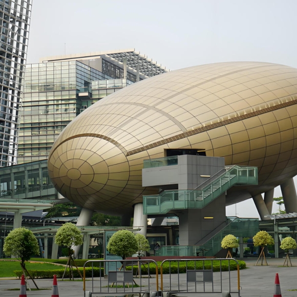 Customized Double Curved Aluminum Panels for Architectural Facade & Exterior Cladding, 3D Shaped Metal Panels