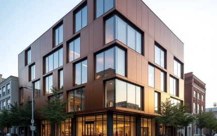 Open Joint Aluminum Facade Engineering and Installation for Commercial Rainscreen Projects