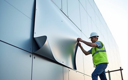 Aluminum Panel Protective Film Removal Timing and Technique for Solid Cladding