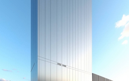 High Strength Aluminum Cladding Alloy Thickness and PVDF Coating for Wind Loaded Facades