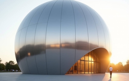 Spherical Aluminum Facade Engineering From Panelization to Installation