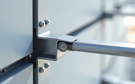 Aluminum Adjustable Bracket Engineering for Solid Aluminium Cladding Facade Systems