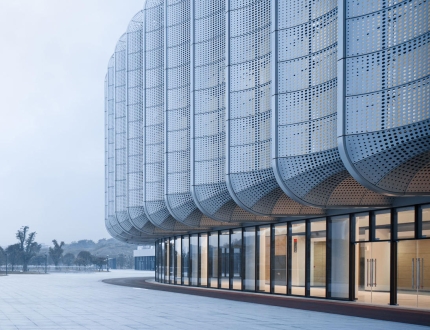 Curved Aluminum Panels for Exterior Facade & Wall Cladding, Custom Architectural Metal Panels