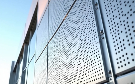 1 8 Perforated Aluminum Sheet for Facades Alloy Open Area Stiffness and Coating Decisions