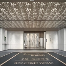 Perforated Aluminium Garage Ceiling Powder Coated Fireproof Panel